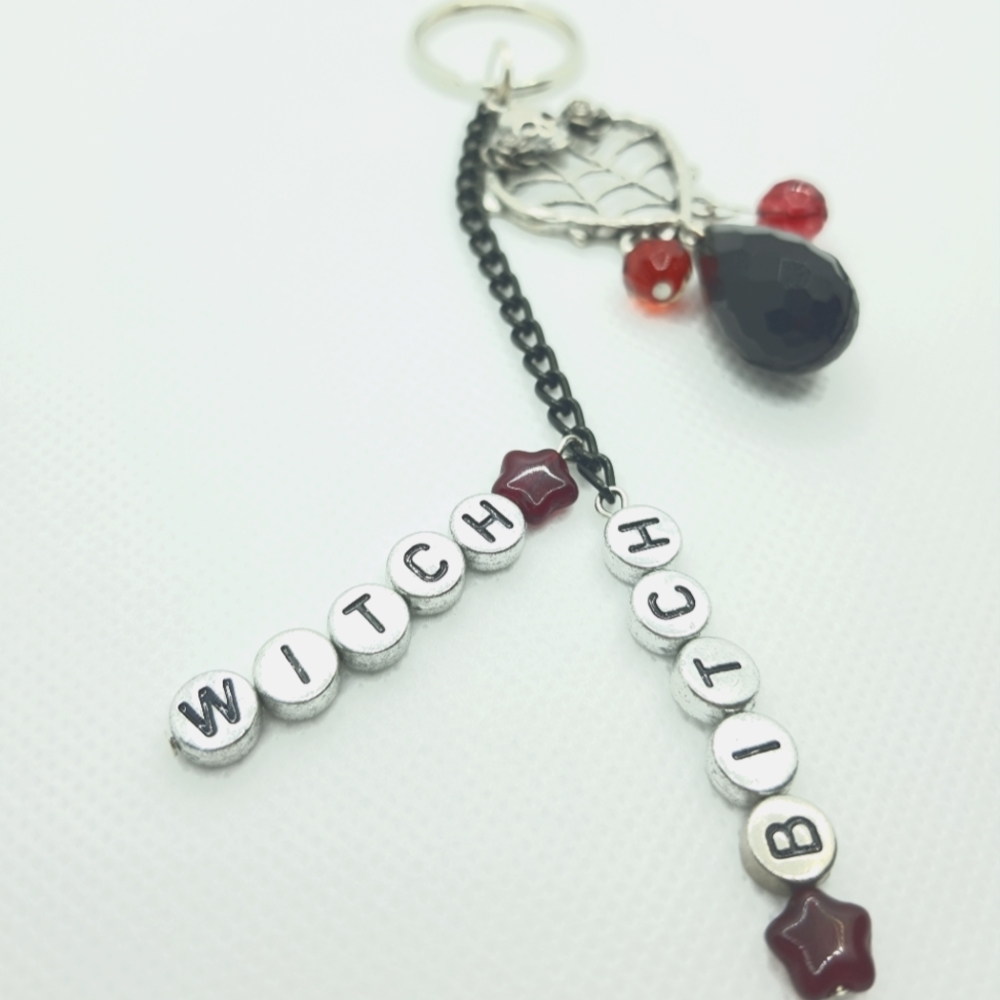 Lot Of 2 Bff Keychains Spooky Goth